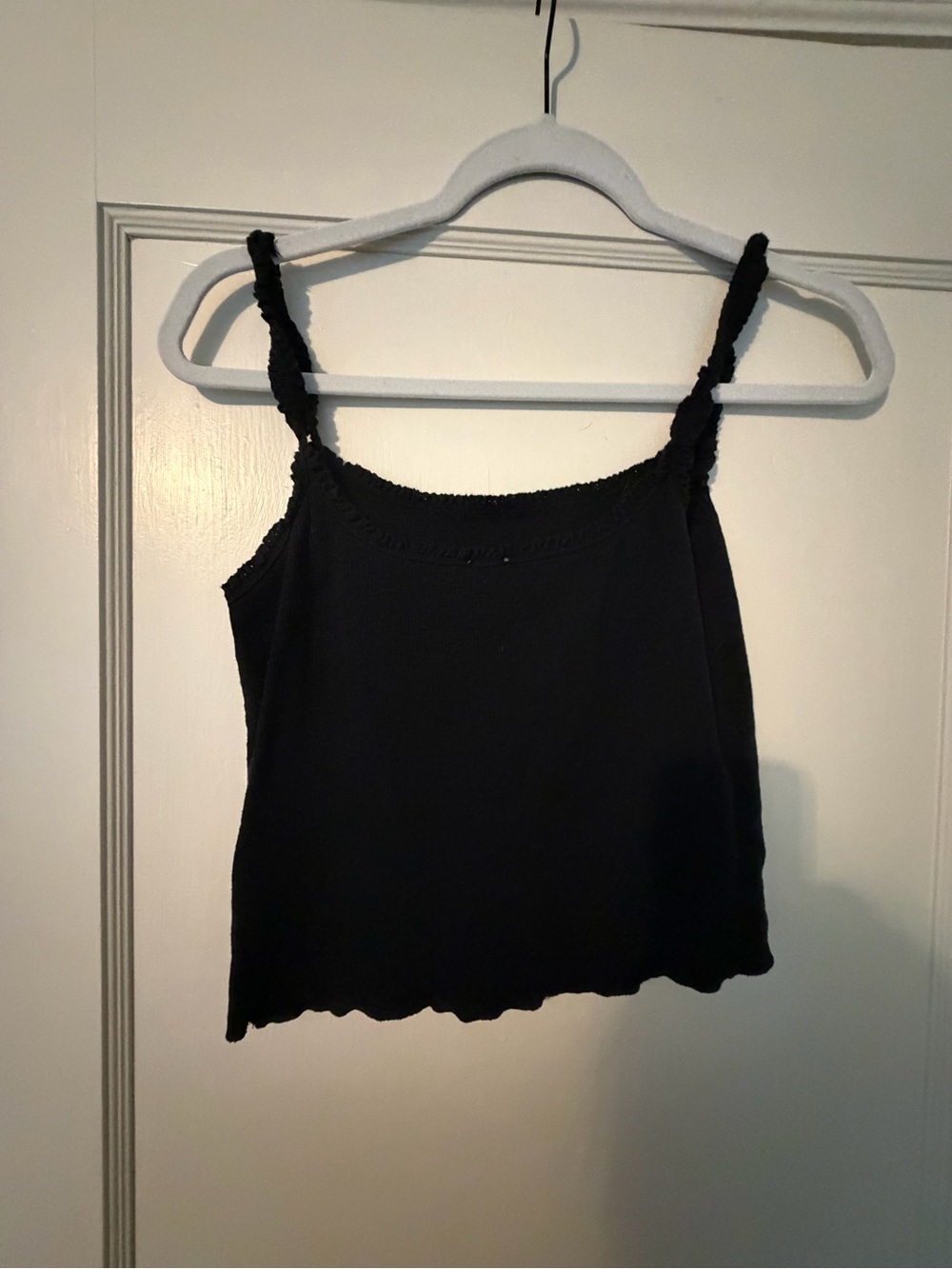 Cotton On Black Smocked Strap Camisole